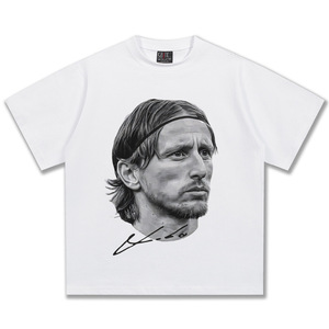 เสื้อยืดคอกลมสีดำล้างสี ทรงหลวม ระบายความชื้น สำหรับวัยรุ่น - Product Image 3