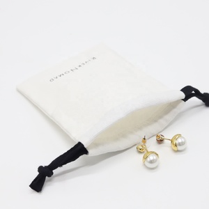 Pochette en toile de haute qualité pour peignes, sac d'emballage pour peignes, petite pochette en coton à cordon pour bijoux et cadeaux - Product Image 3