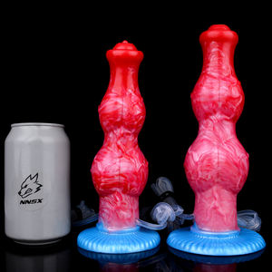 NNSX 噴射式インフレータブルディルド アナルプラグ 女性/男性向け ファンタジーセックストイ フィジェットトイ バットプラグ アナル 膣 オナニーメッセージ - Product Image 2