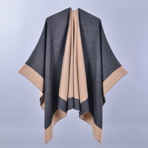 Poncho d'hiver élégant pour femme, nouvelle cape de créateur, châle cardigan pour femme, grandes tailles, techniques de tissage pour l'été - Product Image 1