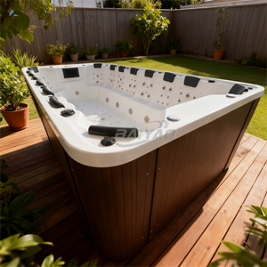 Baignoire thermale de source chaude extérieure pour 16 personnes pour <span class=keywords><strong>piscine</strong></span> de massage acrylique à température constante pour hôtels et villas - Product Image 6