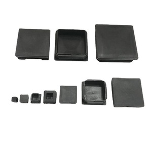 Xin Accessories Square Tube Plug <b>Chair</b> Leg Protectors For Office <b>Desks</b> And <b>Chairs</b> 8 Sizes <b>Black</b> Protective Furniture Pads - Product Image 3