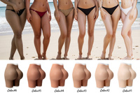 Faux Fesses et Hanches en Silicone 100% Grande Taille XXXXL, Remonte-Fesses et Hanches à Taille Haute pour Femmes, Modèle de Gaine Amincissante