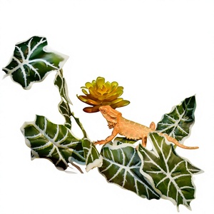 Piante per Rettili, Accessori per Terrari, Piante Artificiali Decorative per <span class=keywords><strong>Habitat</strong></span> di Gechi Leopardo e Draghi Barbuti - Product Image 2