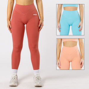 مخصص OEM ODM الملابس المؤخرة رفع طماق اليوغا شكل V ips النساء تجريب طماق اليوغا - Product Image 5