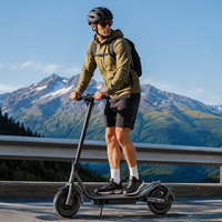 Trottinette électrique pliable sans balais à capteur M6 500W 36V 10.4AH, autonomie 40KM, capacité de charge 120-150kg, affichage numérique intelligent