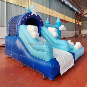 Location de château gonflable <span class=keywords><strong>pour</strong></span> fête d'<span class=keywords><strong>anniversaire</strong></span>, maison gonflable, trampoline gonflable en forme d'étoile, château bleu <span class=keywords><strong>pour</strong></span> enfants - Product Image 2