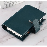 2026 A5 A6 6 anneaux Journal galet Crocodile couverture en cuir véritable feuilles mobiles insérer Pages carte poches classeur planificateur