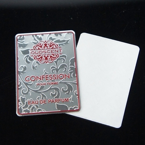 Custom <strong>Perfume</strong> Metal Label Printing/<strong>embossed</strong> logo <strong>Sticker</strong> - Product Image 3