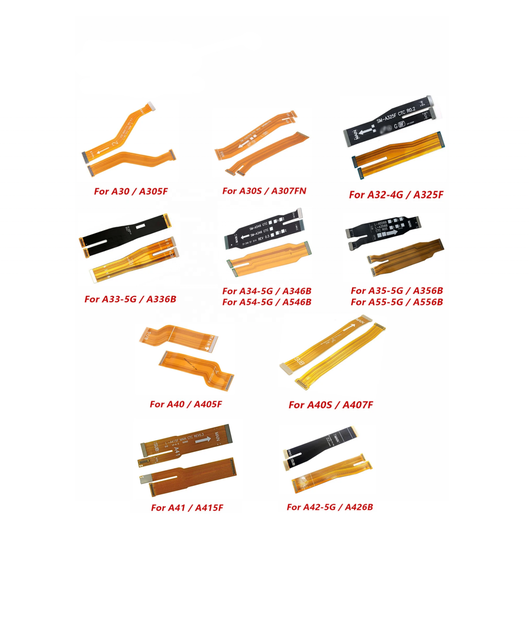 For Samsung A73 A52 A32 A22 A42 A33 A40 A41 A42 A24 A32 A22 4G A52S A53 Main Board Connector Motherboard Flex Cable Repair Parts