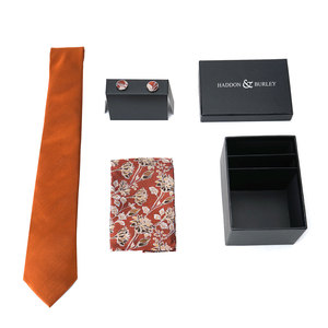 Set regalo con cravatta a 3 pezzi a larghezza regolabile per promozioni e feste aziendali - Product Image 2