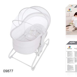Cuna Eléctrica Multifuncional Moderna para Bebés, con Música, Vibración, Luz, Juguetes Colgantes, Cuna Calmante para Recién Nacidos, Verano - Product Image 1