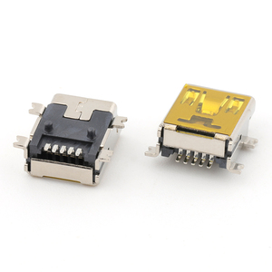 Connecteur de récepteur à angle droit, support à Surface horizontale Type B, <span class=keywords><strong>MINI</strong></span> <span class=keywords><strong>USB</strong></span> 2.0, prise <span class=keywords><strong>Jack</strong></span> 5 broches, prise <span class=keywords><strong>Micro</strong></span> <span class=keywords><strong>USB</strong></span>, - Product Image 2