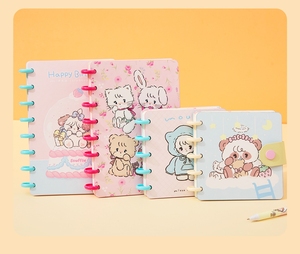 Chaude En Gros Dessin Animé <span class=keywords><strong>Mikko</strong></span> Un Cahier À Spirale Mignon Anime Portable Bloc-Notes Papeterie Cahiers Outils Scolaires - Product Image 2