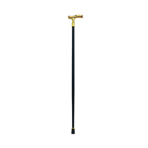 Canne de marche en alliage d'aluminium S042T, tube noir antidérapant, bâton de randonnée, canne pour senior, accessoire de cosplay, cannes de gentleman - Product Image 4