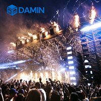 Estructura de Aluminio para Escenario, Estación de DJ, Estructura Metálica para Exteriores, Pantalla LED para Eventos, Sistema de Elevación con Soporte de Suelo