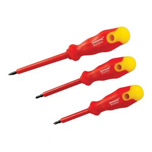 Silverline Juego de destornilladores de agarre suave con aislamiento 11pce 11pce - Product Image 2