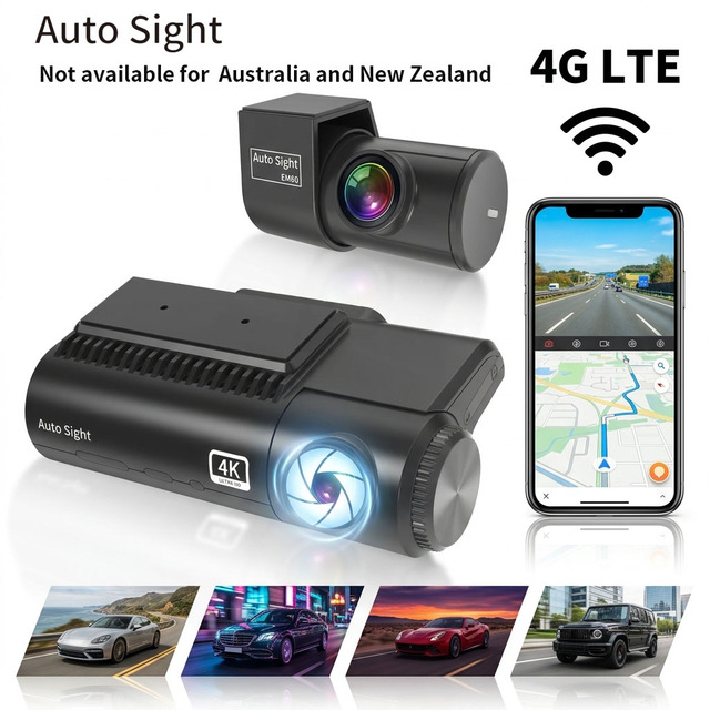 Wholesale 4k Dashcam Front and Rear Wifi Camera Voice Night Vision Dash Cam 4k Dual Dashcam Manufacturer with Memory Card