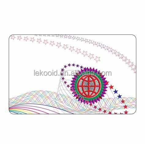 Datacard 508982-009 1.0 Mil Genuine Authentic Holographic DuraGard Laminat Pvc Printer Id Card Printing