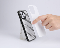 Coque de téléphone vierge en TPU pour sublimation 2D avec protection d'appareil photo pour iPhone 13 Pro, iPhone 14 Pro Max, iPhone 15 Plus, 16 Pro, 17 Pro Max