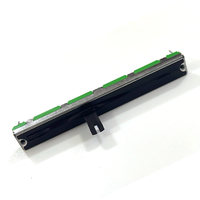 Mélangeur Fader B10K Potentiomètre à glissière droite à double canal A503 Potentiomètre à glissière 45mm Double avec Led