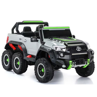 Voiture jouet électrique pour enfants 12V 4x4 2 places 6 roues voiture électrique pour enfants avec télécommande 2.4G pour les enfants à conduire