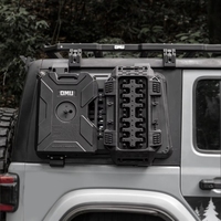 Kit de panneau d'extension de fenêtre multifonctionnel pour réservoir en aluminium jl 9l, planche de traction noire