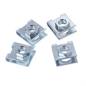 Écrou à clip M6, écrou à ressort, écrou à pression, écrou à ressort à lame, écrou de plaque d'immatriculation, écrou de fixation de plaque 18,5 mm 16 mm 9,5 mm 6 mm 3 mm, fixation automobile - Product Image 3