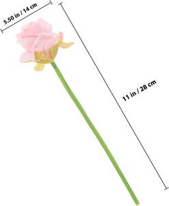 Ramo de 12 Flores Artificiales de Seda Hechas a Mano, para San Valentín, Día de la Madre, Hogar, Oficina, Fiestas, Bodas - Product Image 2