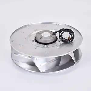 310mm DC 48V 170W Backward Curved Centrifugal Impeller Transport Blower Big Air Volume Duct Radial Fan For Air Purifier