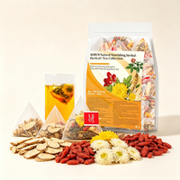 Bonnes propriétés pour soulager la fatigue, sachets de thé aux herbes avec thé aux fleurs pour infusion à l'eau chaude/froide