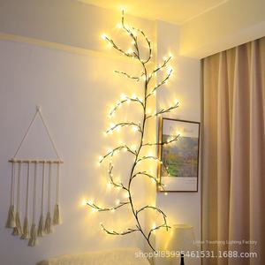 Lámpara <span class=keywords><strong>de</strong></span> Rama <span class=keywords><strong>de</strong></span> Árbol <span class=keywords><strong>con</strong></span> Bolas <span class=keywords><strong>de</strong></span> PVC LED WH, Modelo A211, 72/144 <span class=keywords><strong>Luces</strong></span>, Impermeable, Decoración Navideña para Sala <span class=keywords><strong>de</strong></span> Estar <span class=keywords><strong>y</strong></span> Dormitorio, Venta al Por Mayor - Product Image 6