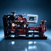 Unité de pompe à eau diesel haute pression et haut débit personnalisable pour l'utilisation dans les mines de charbon et le drainage de grands volumes
