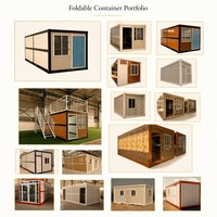 Maison conteneur pliable en gros, construction rapide, pliage facile, bureau préfabriqué, camp, dortoir, cabane