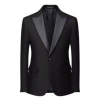 Setelan Jas Pria Slim Fit Model Shawl Lapel Satu Kancing Blazer Kasual Bisnis Ukuran Besar 6XL 3 Potong Celana Set Resleting Plus Size