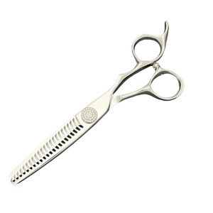 Ciseaux à effiler les cheveux Dp 6 pouces en acier inoxydable 440C pour droitiers, usage professionnel en salon de beauté, lame standard à dents biseautées - Product Image 3