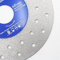 Disque de coupe diamanté turbo 75/115/125 mm pour meuleuse d'angle – Idéal pour la découpe de dalles de roche, Dekton, carrelage, marbre, granit et verre