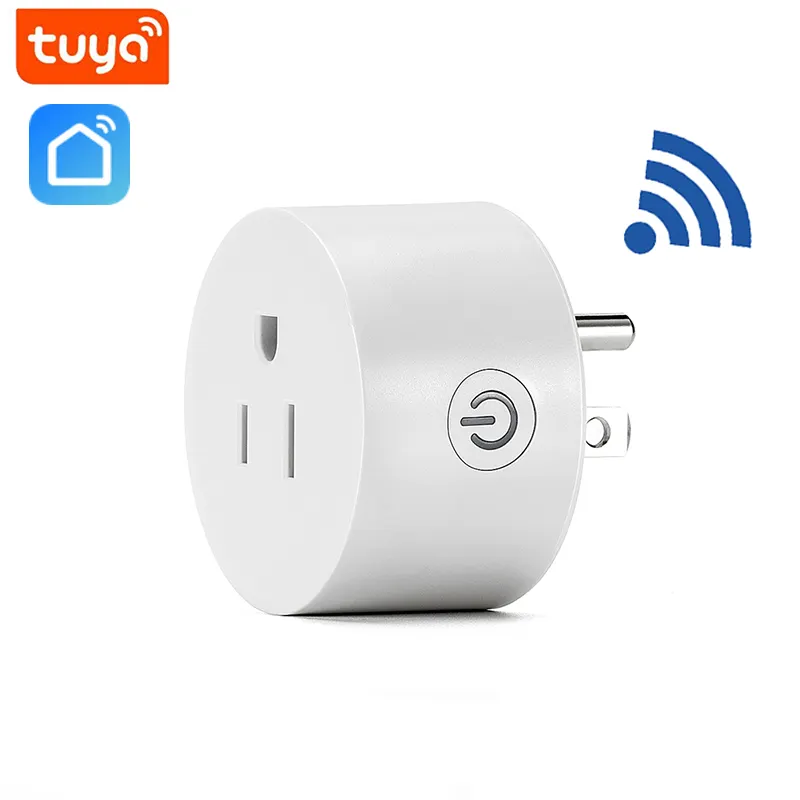 Wireless Control Socket Outlet With Energy Timer Function Works With Alexa Google Home 10A Tuya Smart US Wifi Plug