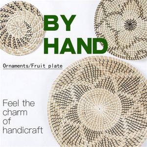 Coffre De Rangement En Osier Porte <span class=keywords><strong>Photo</strong></span> Macramé Tout Pour La Maison Suspension Feuilles Décoration Bureau Comptable - Product Image 2