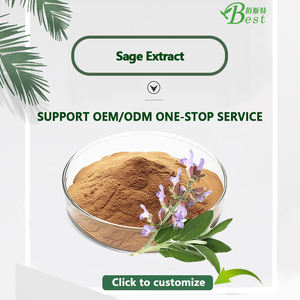 100% 純粋なクラリーセージエキス粉末/Salvia Officinaエキス/Salvia Sage Leaf <span class=keywords><strong>Extract</strong></span> - Product Image 4