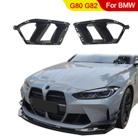 Conduits d'admission d'air avant en fibre de carbone sèche style MP personnalisés pour BMW G80 M3 G82 M4 – Prises d'air avant en carbone pour pare-chocs