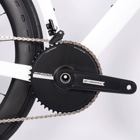 Vélo de route en carbone T800&T1000 avec transmission électronique sans fil 13 vitesses, roues à rayons en carbone et passage interne des câbles