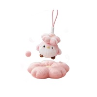 Nouveau Pendentif en Peluche Oiseau Fleur de Cerisier Airongle, Rembourrage Coton PP, Poupée Dessin Animé Exquise, Cadeau d'Anniversaire pour Amis, 14 Unisexe