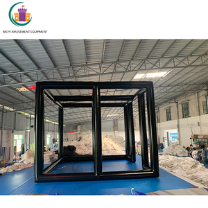 Carpa de jaula de golf hermética de alta calidad con pantalla de cine recinto de simulador de golf inflable personalizado - Product Image 6