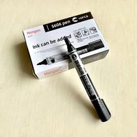 Marqueur permanent à encre huileuse 14 cm, pointe large, séchage rapide, imperméable, pointe conique 1,5 mm, pour logistique express en carton