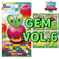 Vente en gros : Pack Gem PTCG Chinois Original Volume 6, Carte de Collection TCG, Booster de Cartes Jouets, Carte en Papier Scellée, Pack Gem PTCG Vol.6