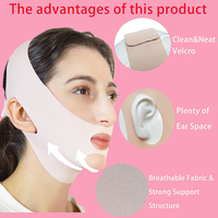 Vente en gros V Line Shaping Bandage Face Lifting Masque Double menton Réducteur Anti-rides Mentonnière pour dormir