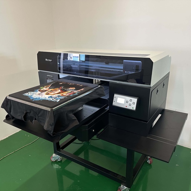 High Quality New Jade A2 Plus Inkjet Printer DTG Machine with for I3200-A1 Printhead 1200x1200 Dpi Automatic Cloths Printer