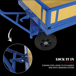 Contenedor Rodante de Alta Resistencia con Laterales Extraíbles, Plataforma Giratoria Industrial, Carro de Transporte - Product Image 6