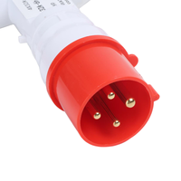 Prise industrielle étanche Nuoqiya 4 broches 3P+E 380V mâle et femelle 32A, prise industrielle 3 voies